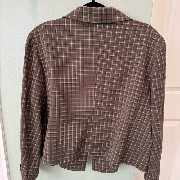 Vince Camuto Cropped Plaid Blazer 18W - Picture 7 of 14